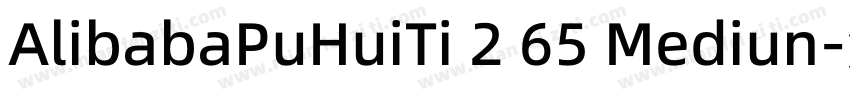 AlibabaPuHuiTi 2 65 Mediun字体转换